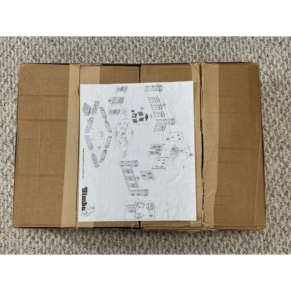 Vintage Simba Medieval King Castle Playset New Open Box Complete Sealed Figures